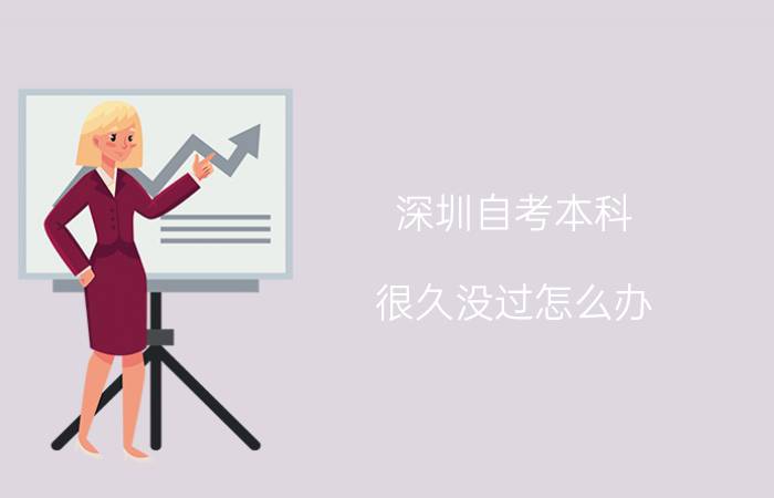 深圳自考本科很久没过怎么办?